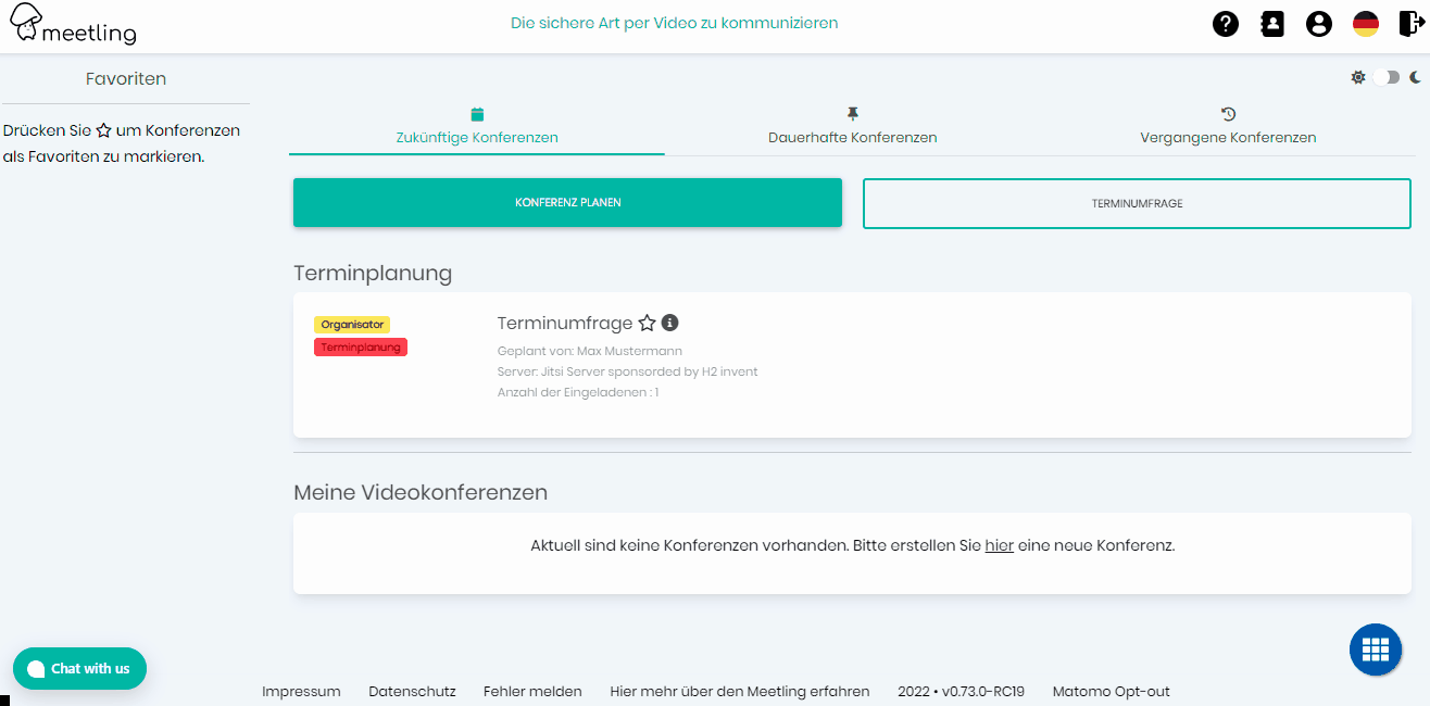 Wie wandelt man eine Terminumfrage in eine Videokonferenz um?
